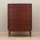 Teak chest of drawers, Danish design, 1960s, designer: Kai Kristiansen, man