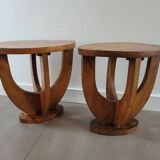 Pair of art deco bedside tables
