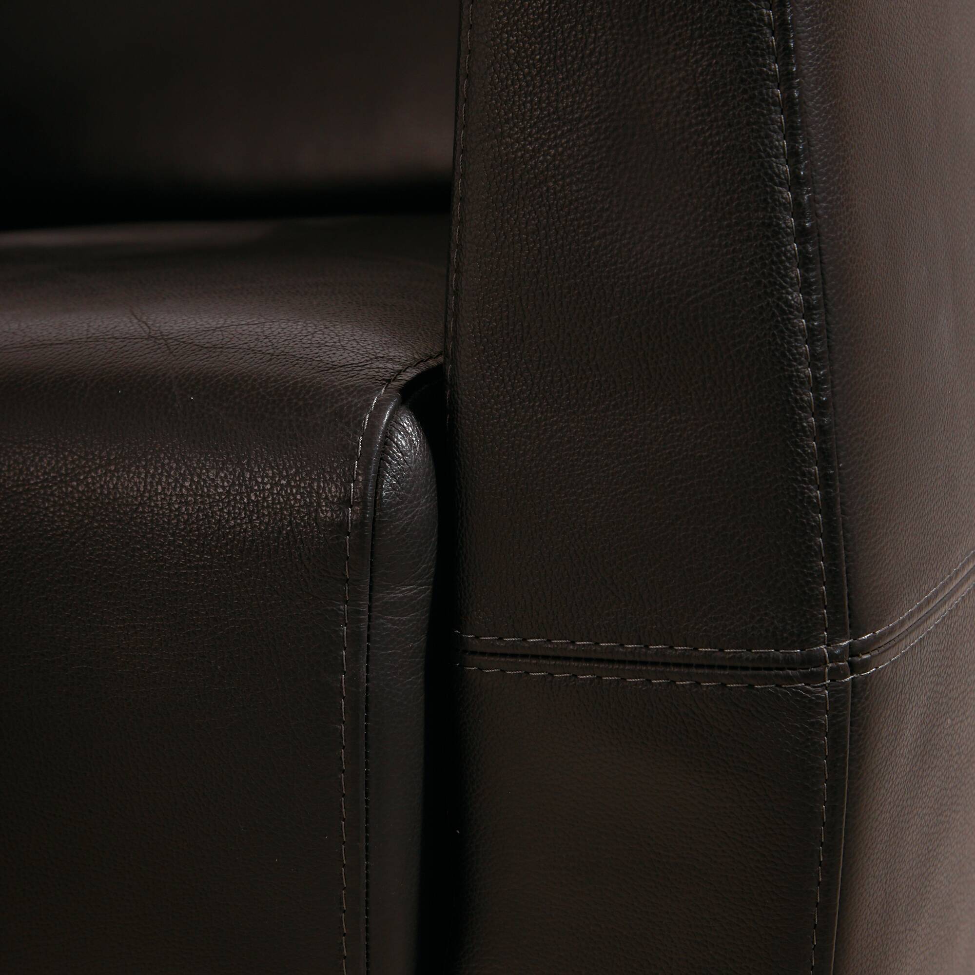 Visalia leather armchair by Coalesse