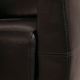 Visalia leather armchair by Coalesse
