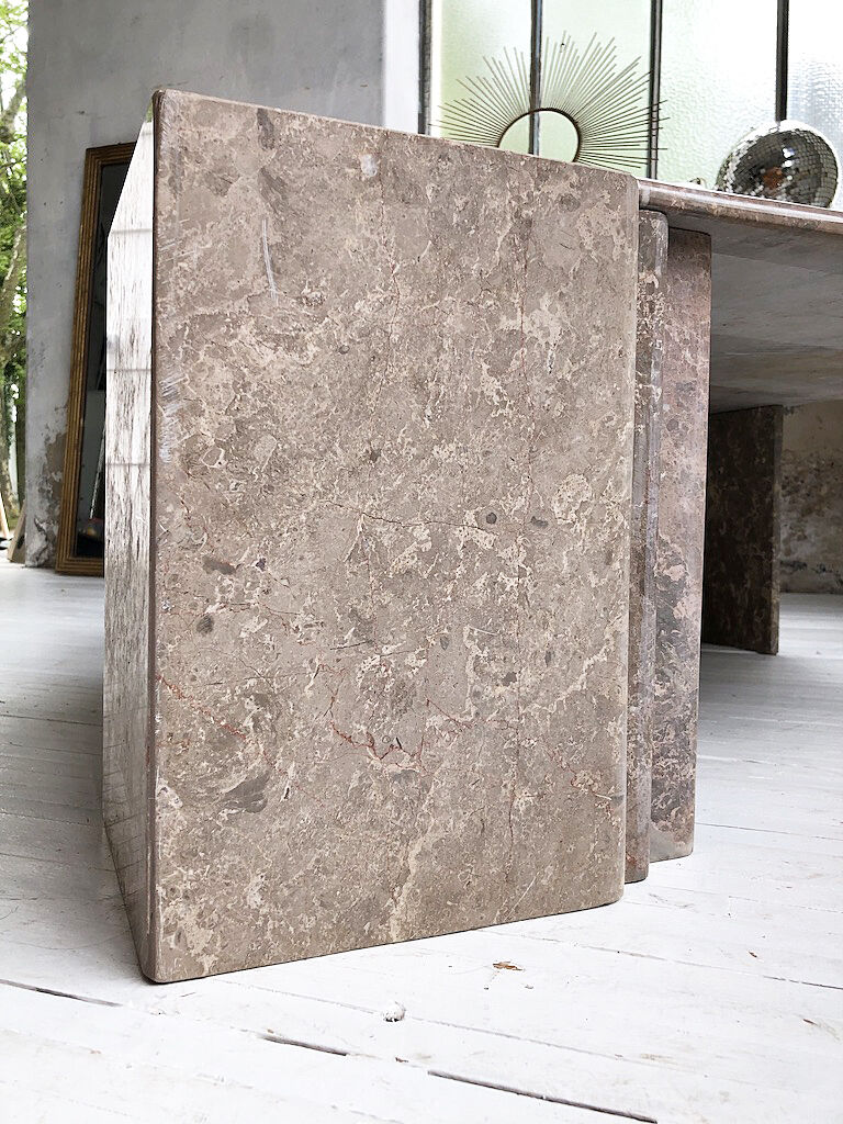 Roche Bobois pink marble table