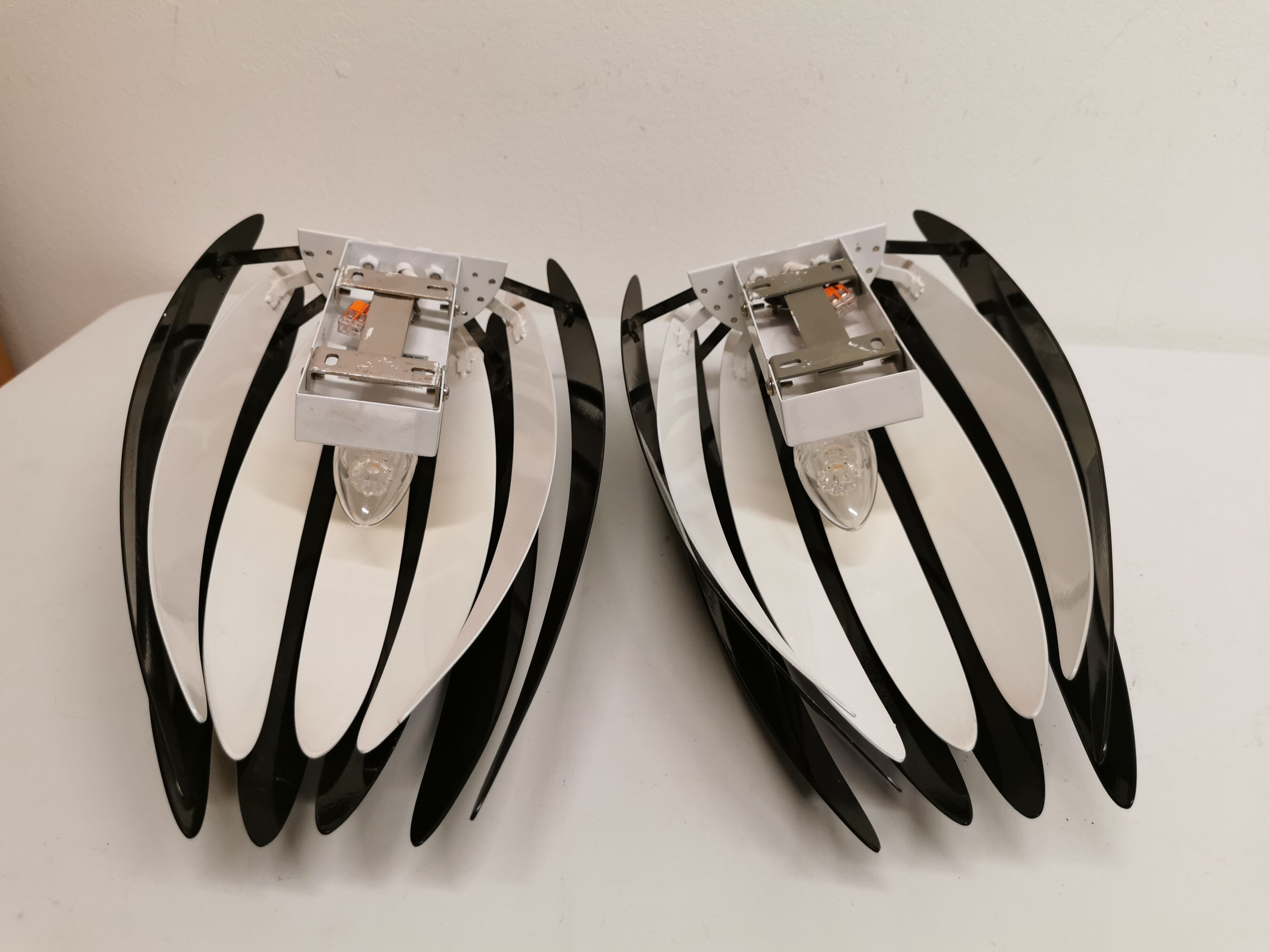 Wall lamps, model JAWS, type 4182 for Frandsen Lightning A/S. With solid metal "teeth"