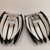 Wall lamps, model JAWS, type 4182 for Frandsen Lightning A/S. With solid metal "teeth"
