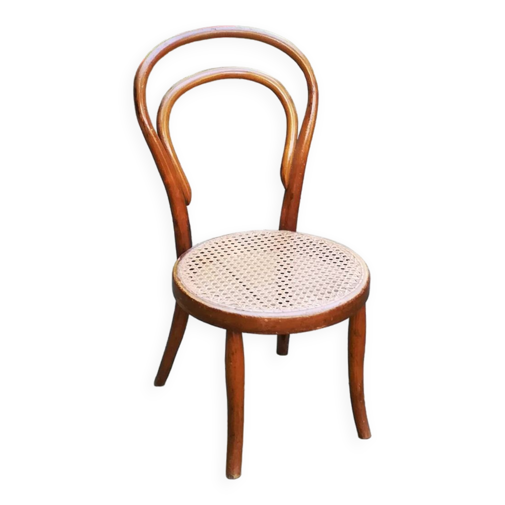 JJ Kohn, caned bistro chair for children, circa 1900