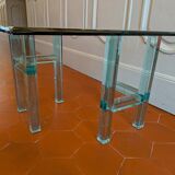 Glass coffee table