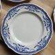 Set of 6 Villeray de Luneville dessert plates