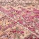 Tapis marocain vintage violet 230 x 402 cm - Tapis en laine berbère ancien fait à la main