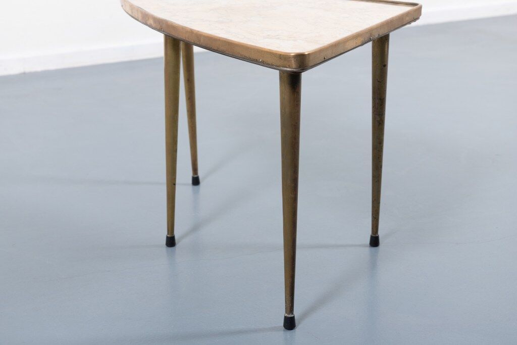 Modern Italian sculptural side table from the 1960s