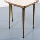 Modern Italian sculptural side table from the 1960s