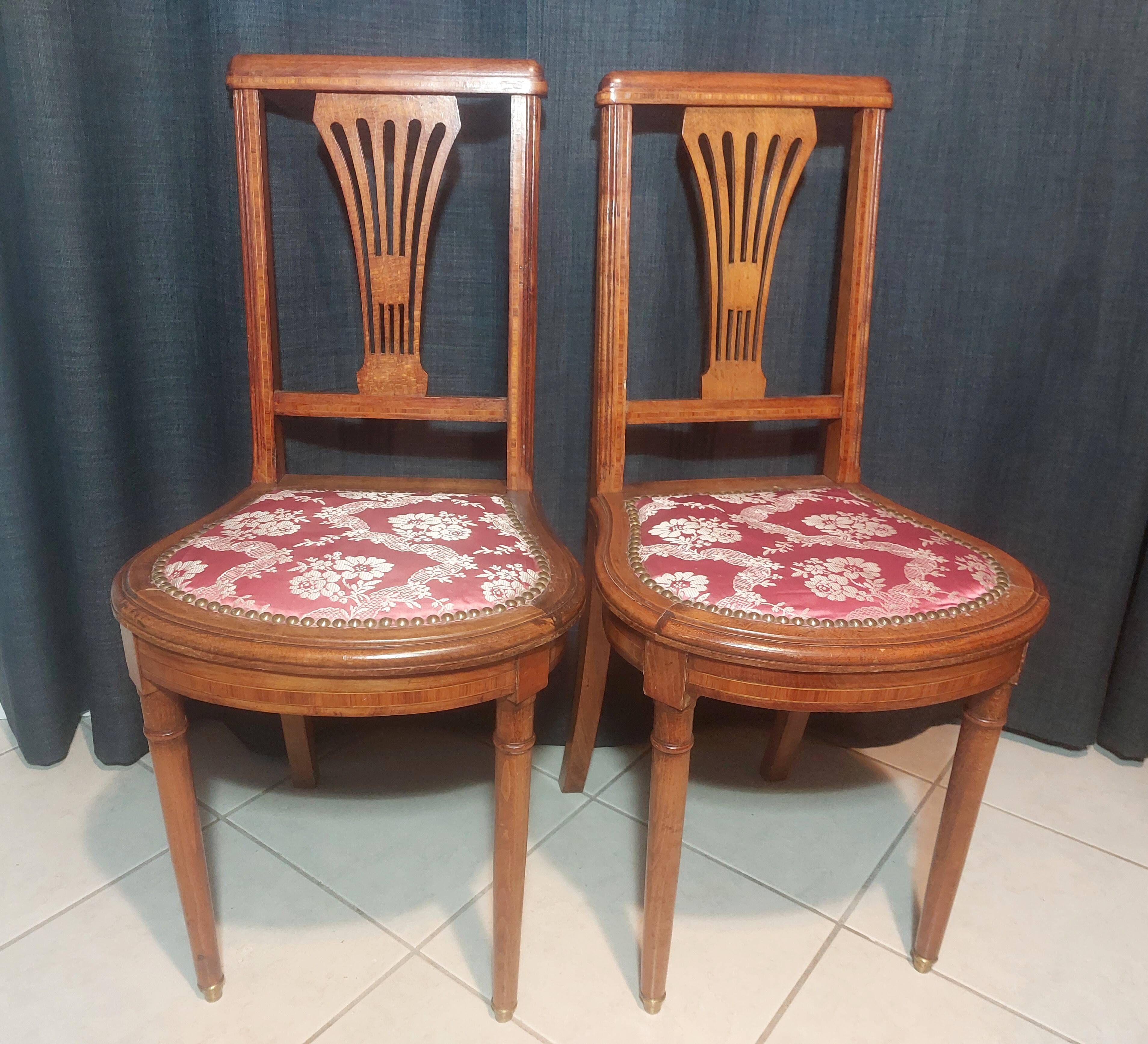 Pair of art deco chairs