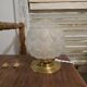 Vintage Art Deco table lamp with its artichoke globe.