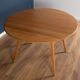 Blonde Ercol 384 Windsor Drop Leaf Table And Four 4 Model 400 Kitchen Chairs