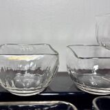 9 coupelles Daum Venetian Ribs