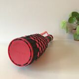 Bottle pink and black scoubidou