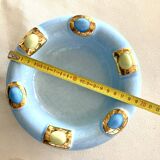 Longwy sky blue ashtray pocket emptier