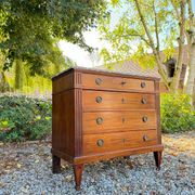 Louis XVI Style Mahogany Chest of Drawers, 19th Century