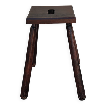 Old vintage farm stool