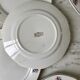 10 flat plates Digoin Sarreguemines model small flowers 50s