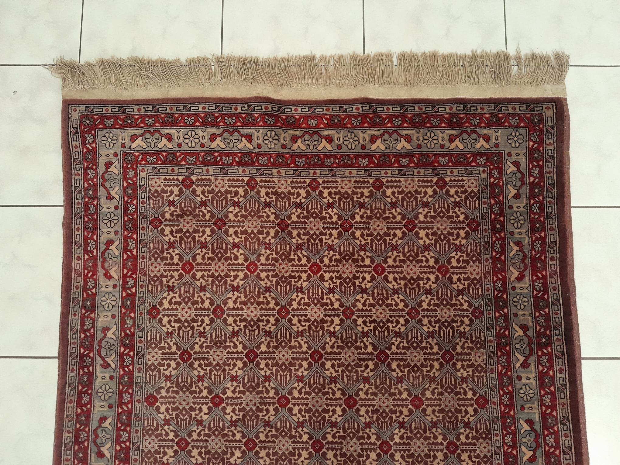 Handmade Persian Bidjar rug 195x115cm