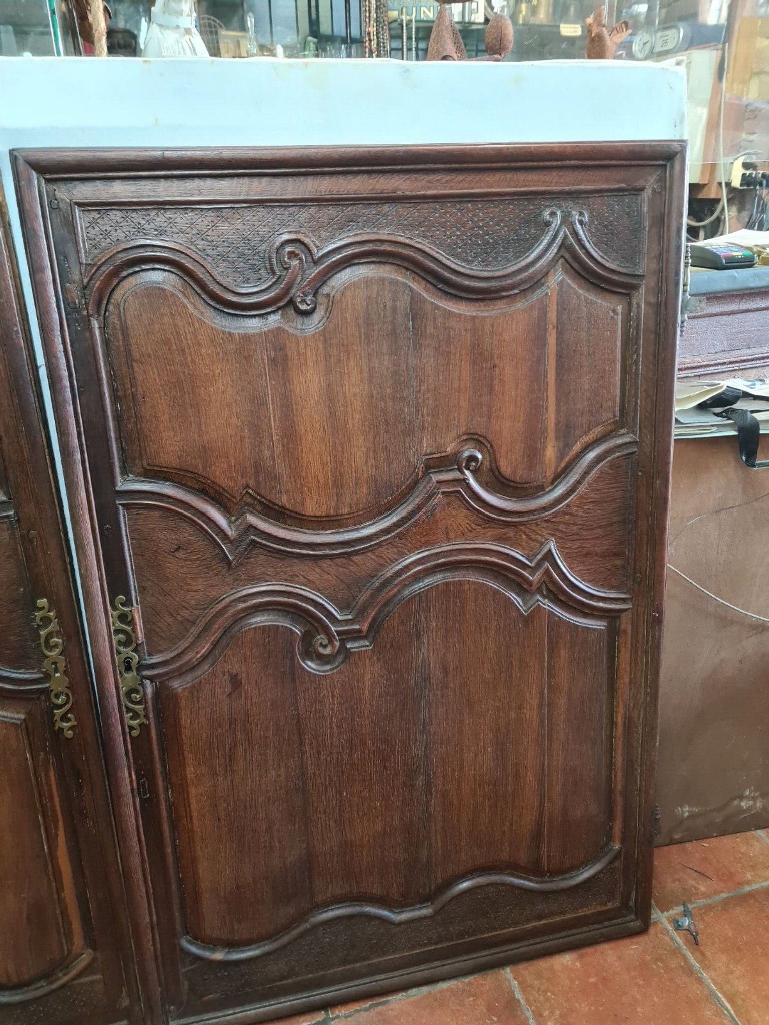 paire de portes en chêne