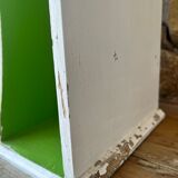 Shelf with wall or wooden lockers