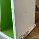 Wall-mounted or free-standing wooden locker shelf