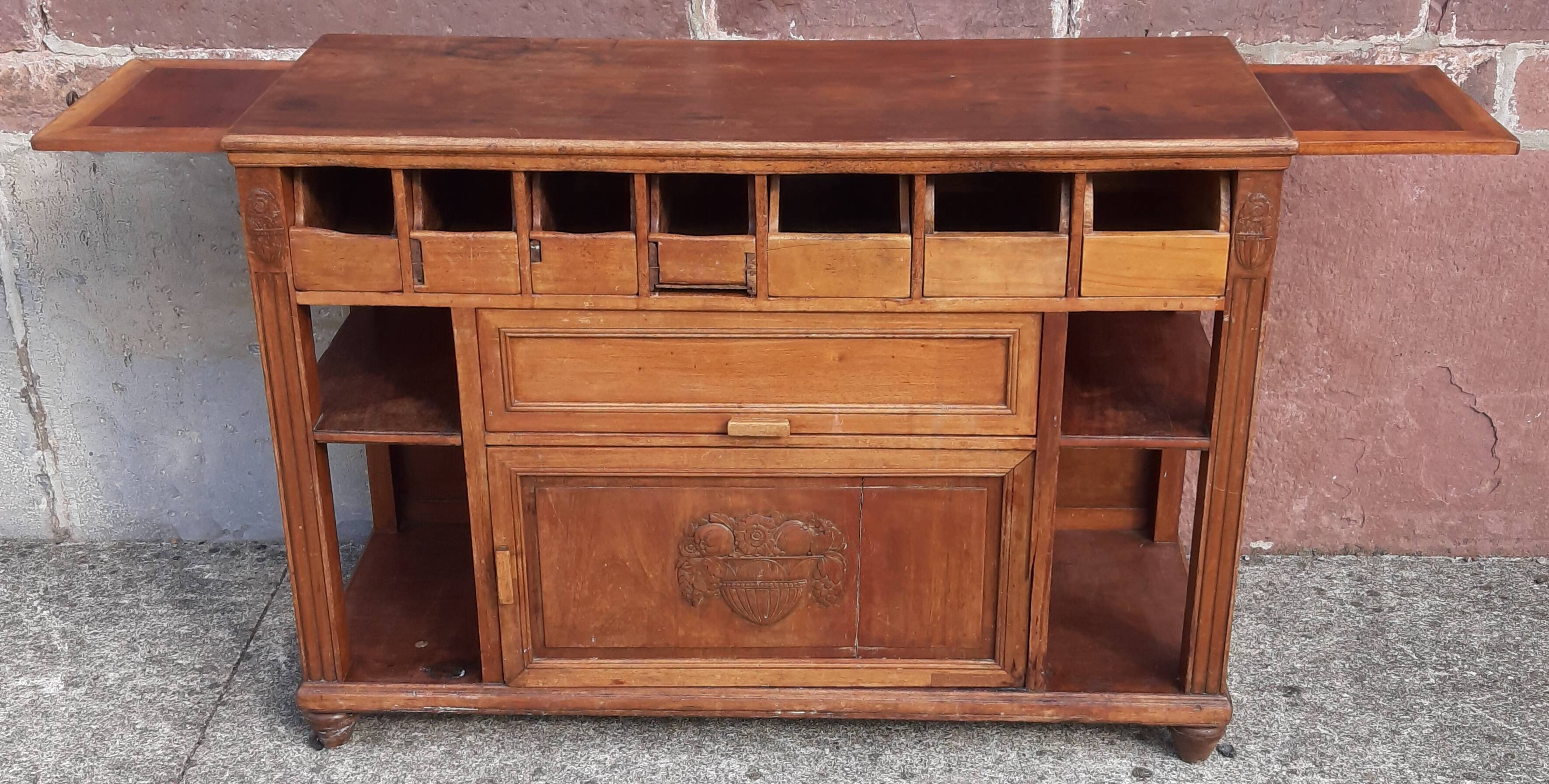 1950s restaurant serving trolley (serving console or coffee cabinet)