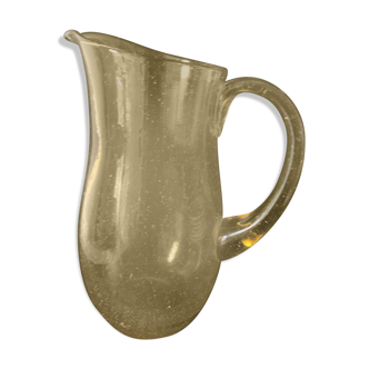 Biot bubble glass pitcher