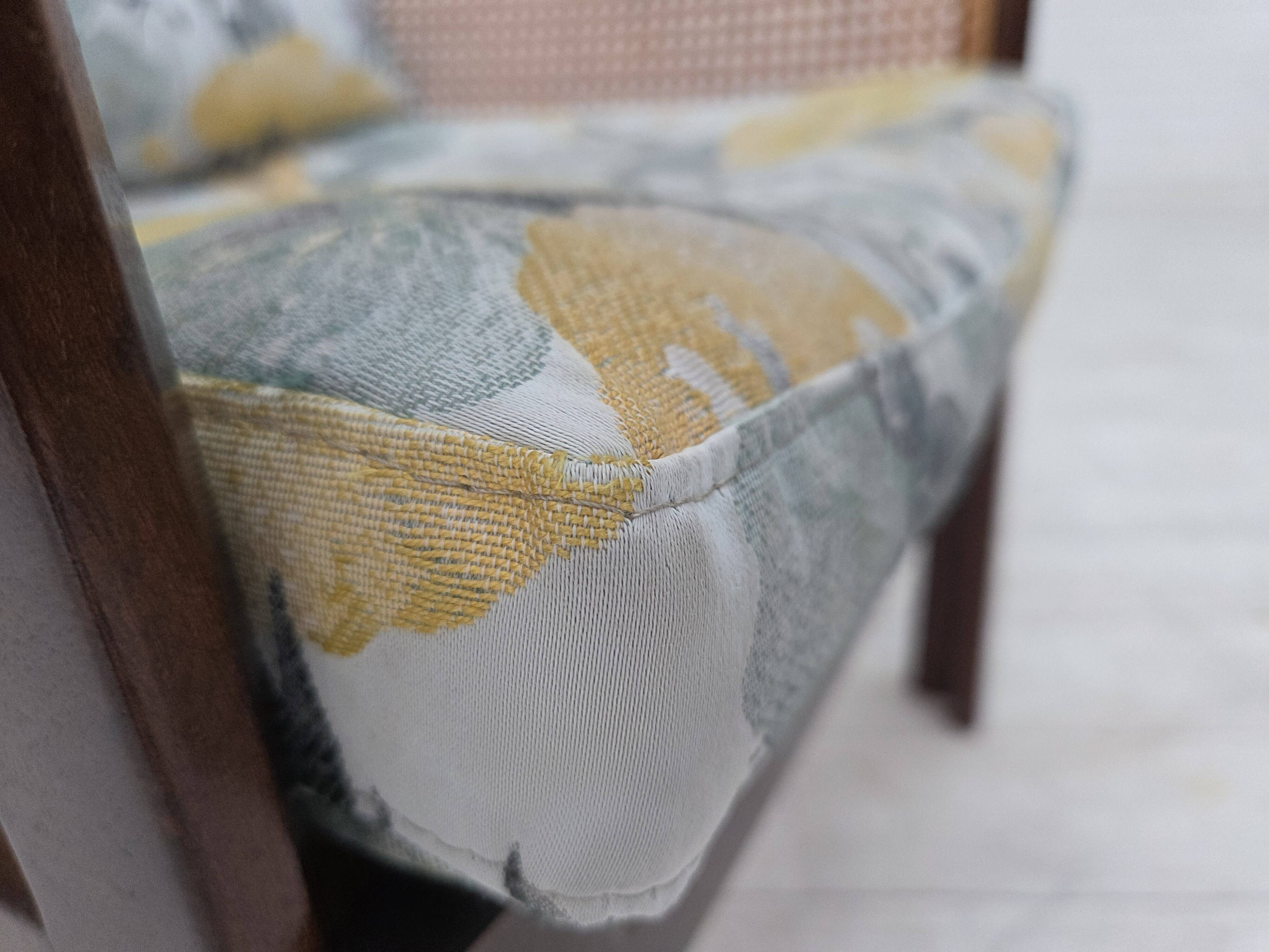 1970s, Danish design by Illum Wikkelsø, armchair model "Plexus", teak wood,