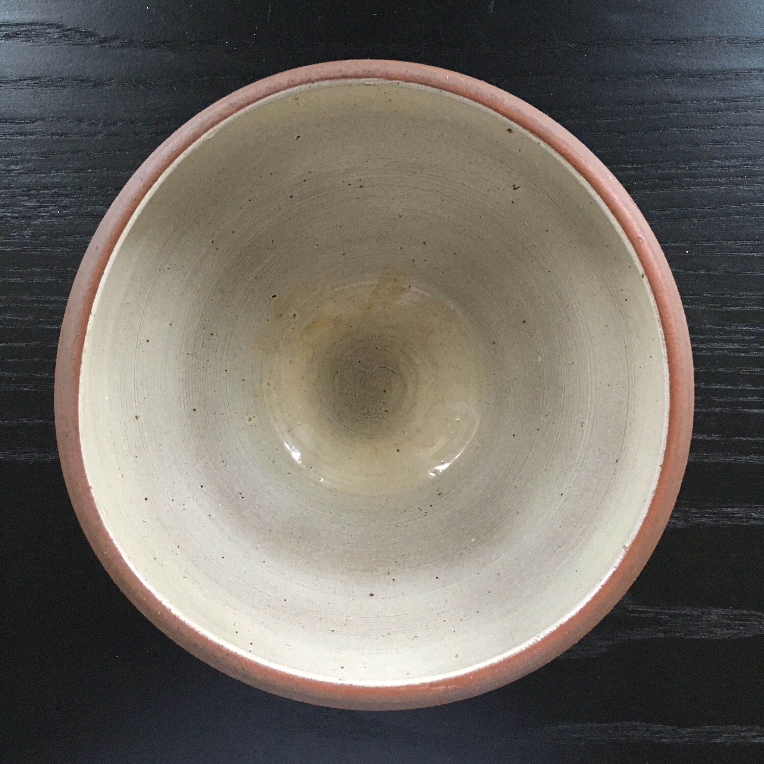 Jatte brune intérieur émaillé