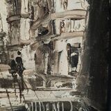 Oil on canvas Montmartre Midani M'Barki