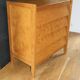 Chest of drawers with 4 drawers, light oak, 1960.