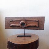 Art Deco Sculpture 1930 Abstract Wood Horizontal