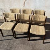 Baumann table and 6 chairs set