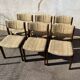 Table and 6 chairs set by Baumann