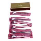 Christofle 6 silver metal forks model orly design lino sabattini