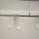 80's chrome chandelier with murano lampshades