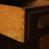 Vintage oak pedestal desk