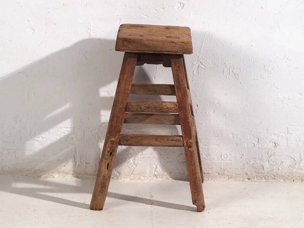 Small antique stool (c.1900) #7