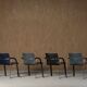 Fauteuil vintage A 320 par Wulf Schneider et Ulrich Boehme pour Thonet années 1980 en velours Polarity (ensemble de 3)