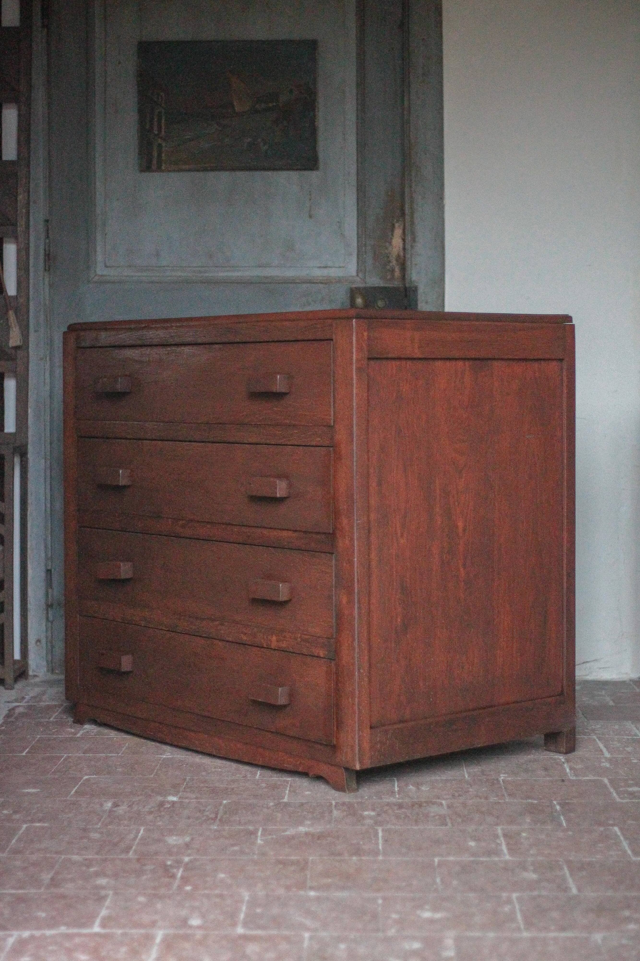 Commode vintage, commode bois reconstruction, meuble de rangement