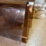 Smoked Plexiglas magazine rack by Michel Dumas for Roche Bobois 1970