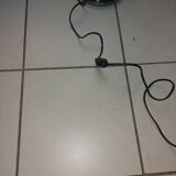 Vintage chromed metal table lamp used