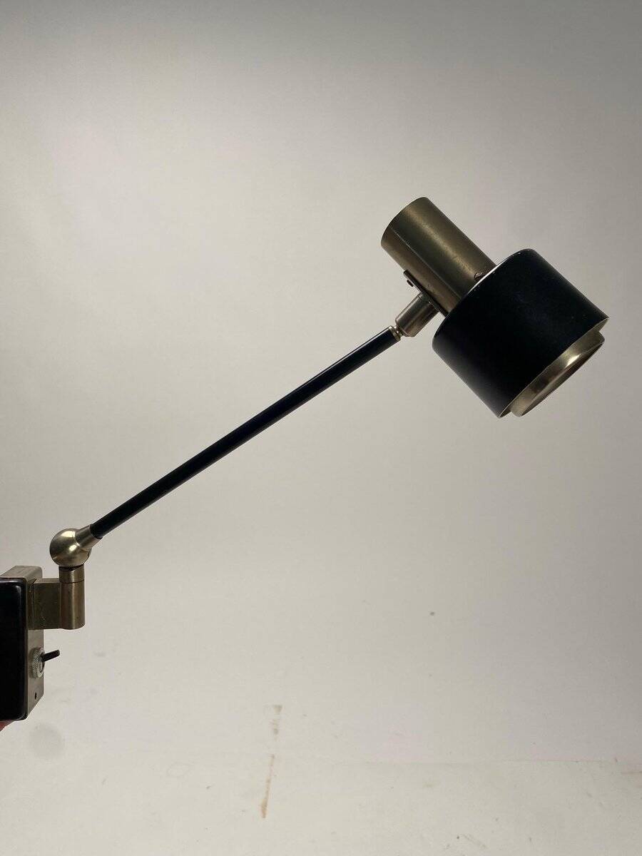 Adjustable Metal Wall Lights, 1950, Set of 2