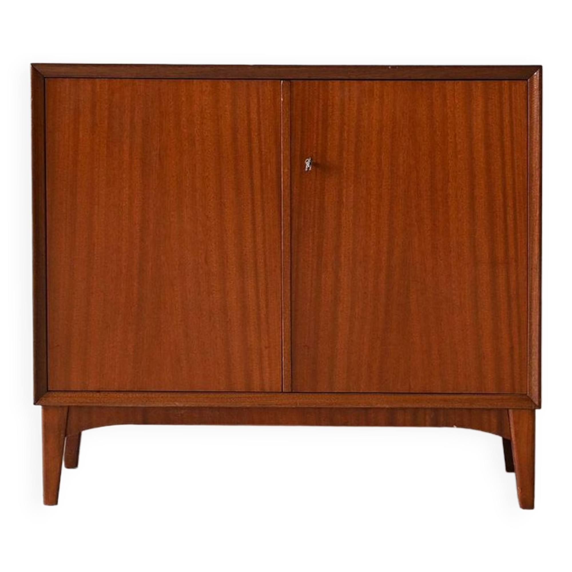 Storage cabinet with hinged doors