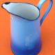 1940s Enamelled sheet metal pitcher