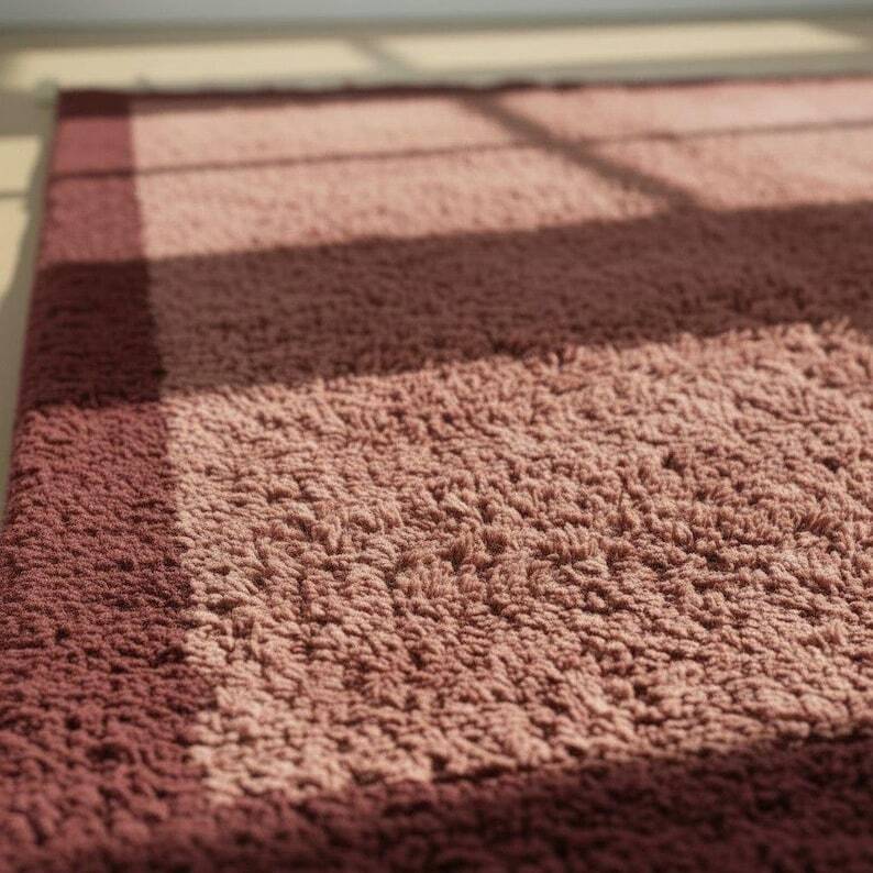 Handmade traditional pure wool rug 2/3 m