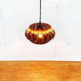 Copper pendant lamp Swiss type 810 modern mid-century by Hans Zender for Temde