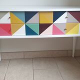 Console 4 tiroirs vintage