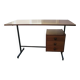 Scrivania vintage in teak, Italia, anni '70
